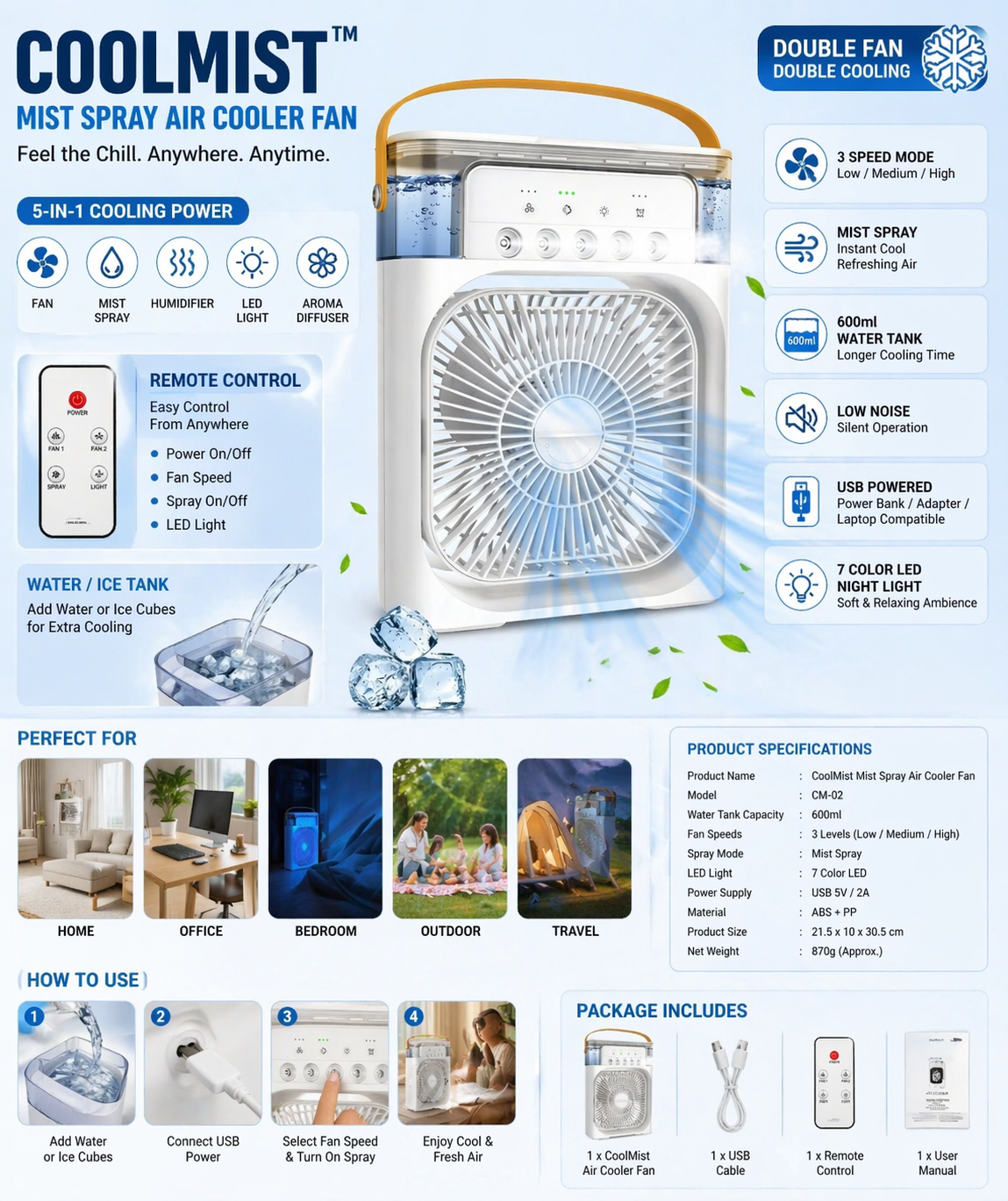 Mist Cooling Fan